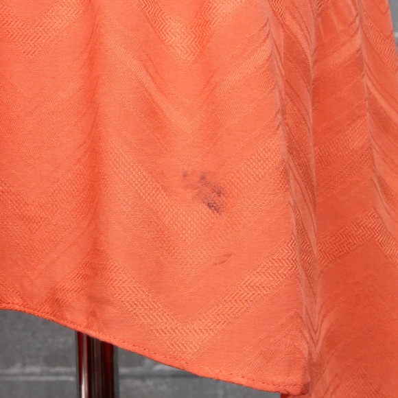 Anthro Maeve Bretta Gathered Tank Top Orange M - Picture 9 of 11